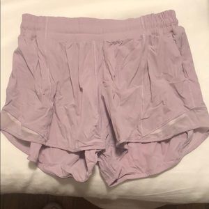 Lilac lululemon shorts